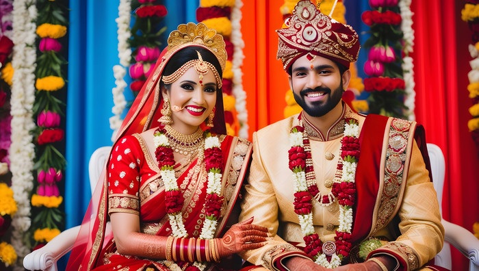 Свадьбу сыграли в Индии!