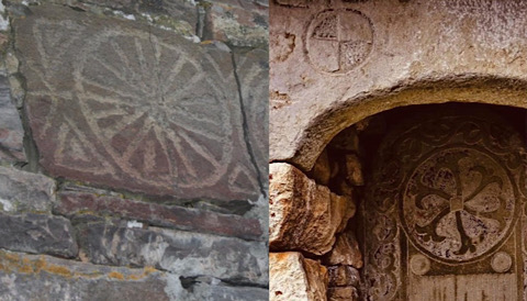 Петроглифы и солярные знаки Чечни