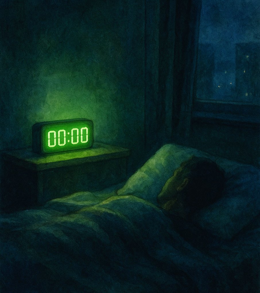 В полночь...