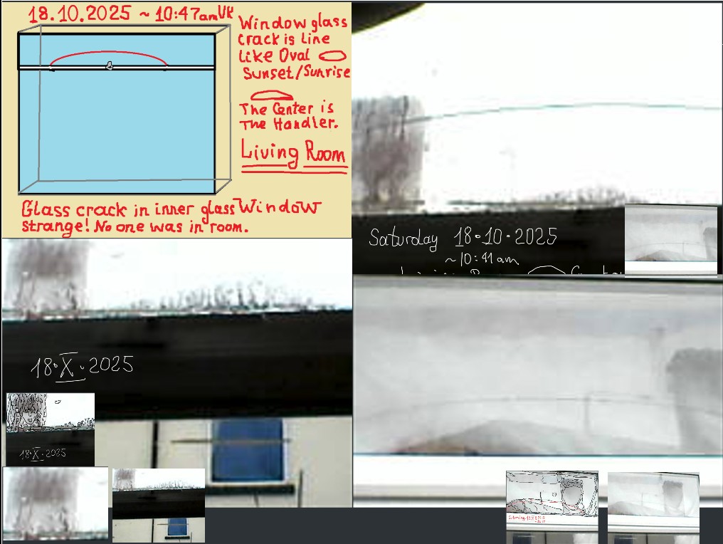 Sat 18 Oct 2025 Strange Window Glass Crack is