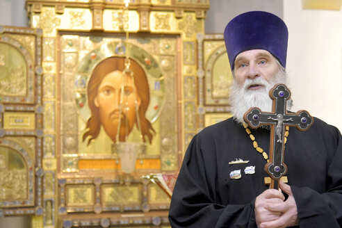 Олег Артёмов священник, казак, морской офицер