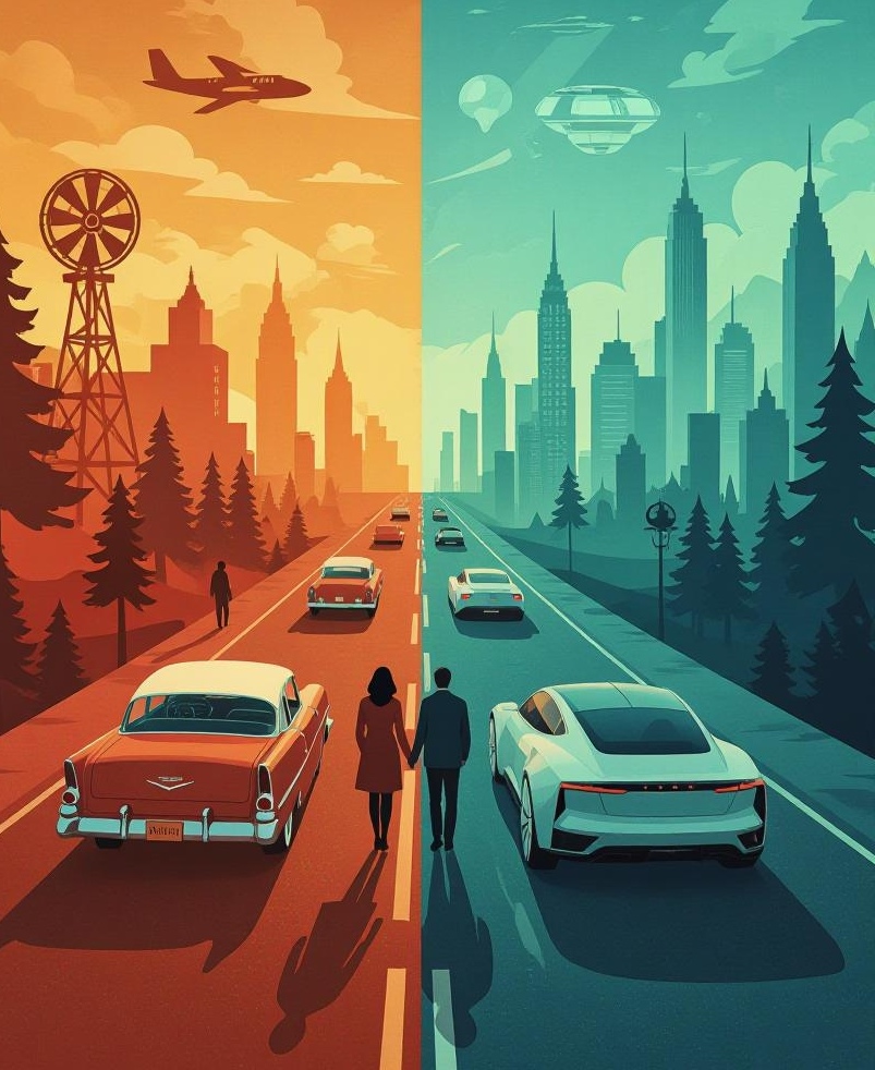 Между прошлым и будущим...