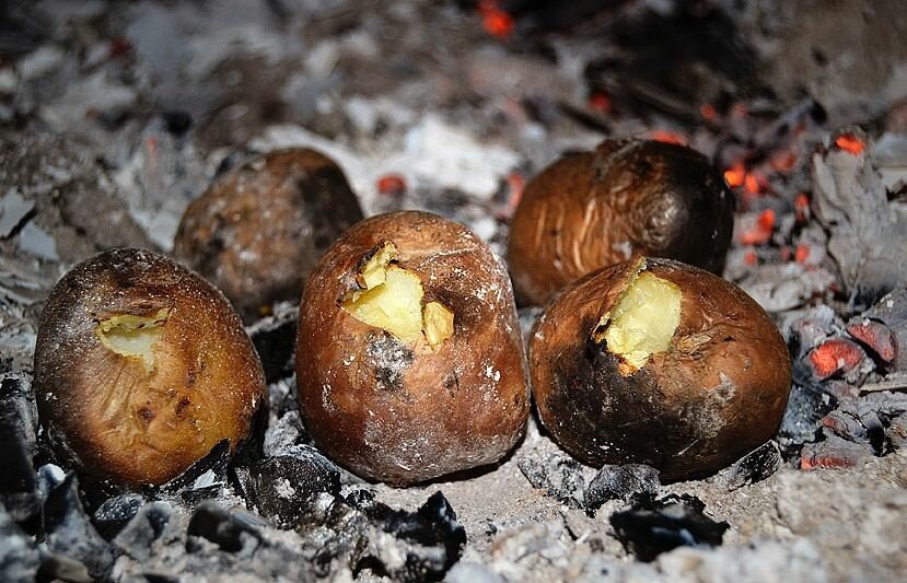 Печеная картошка