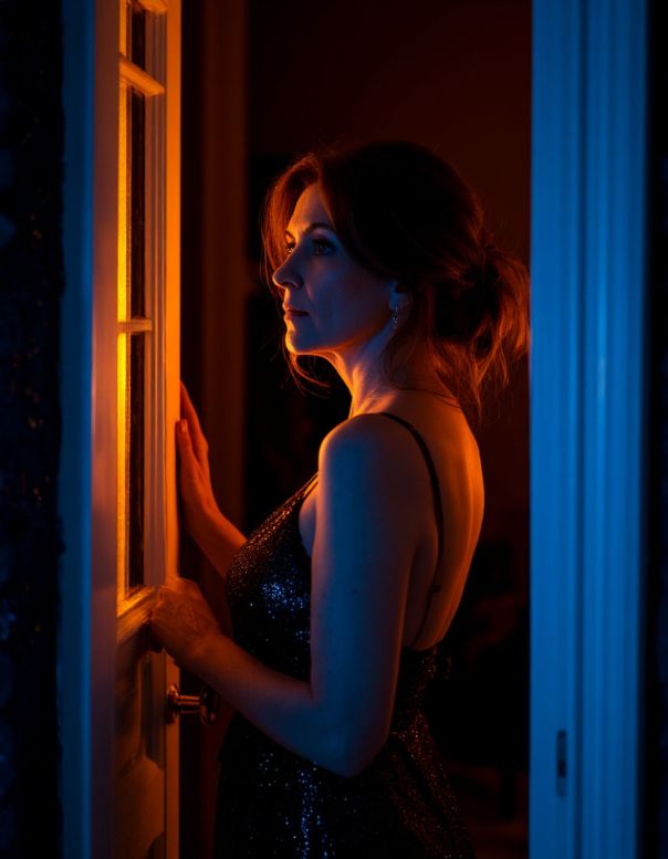 Дверь приготовилась к ночи