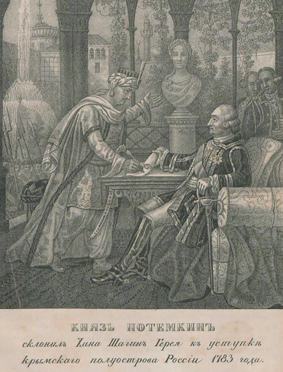 Присоединение Крыма. 1783