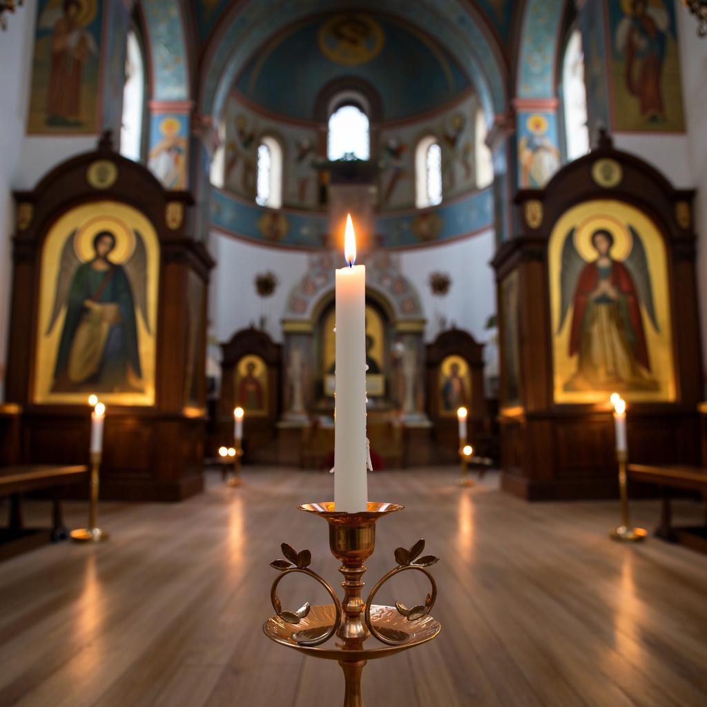 Горит свеча