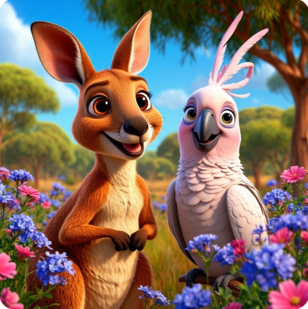 Кенгуру считает. 1. Смогли!