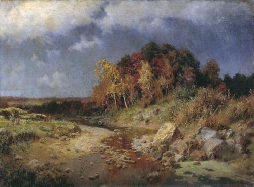 А. А. Киселёв. Осень. Ветреный день. 1903