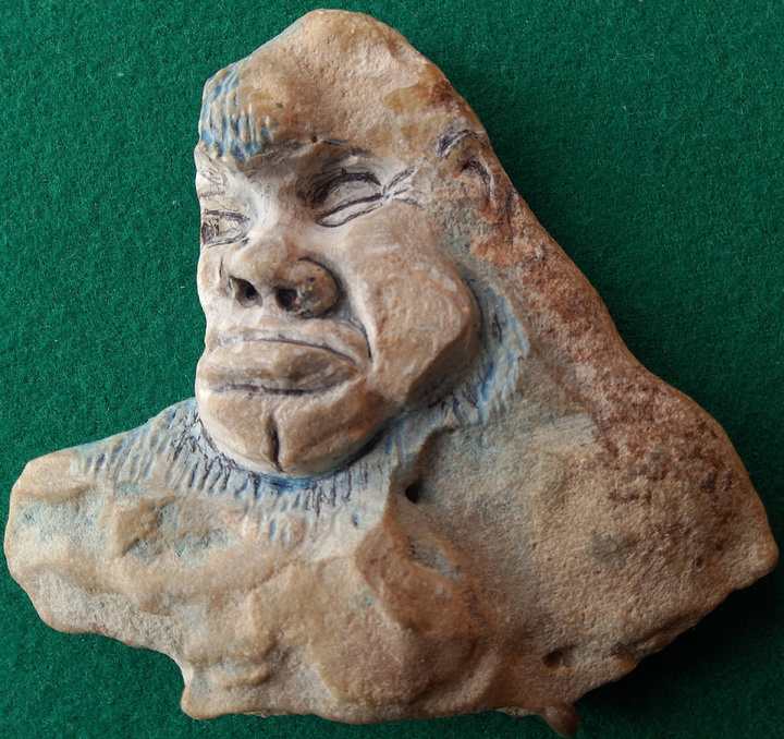 Человек с голубой шерстью