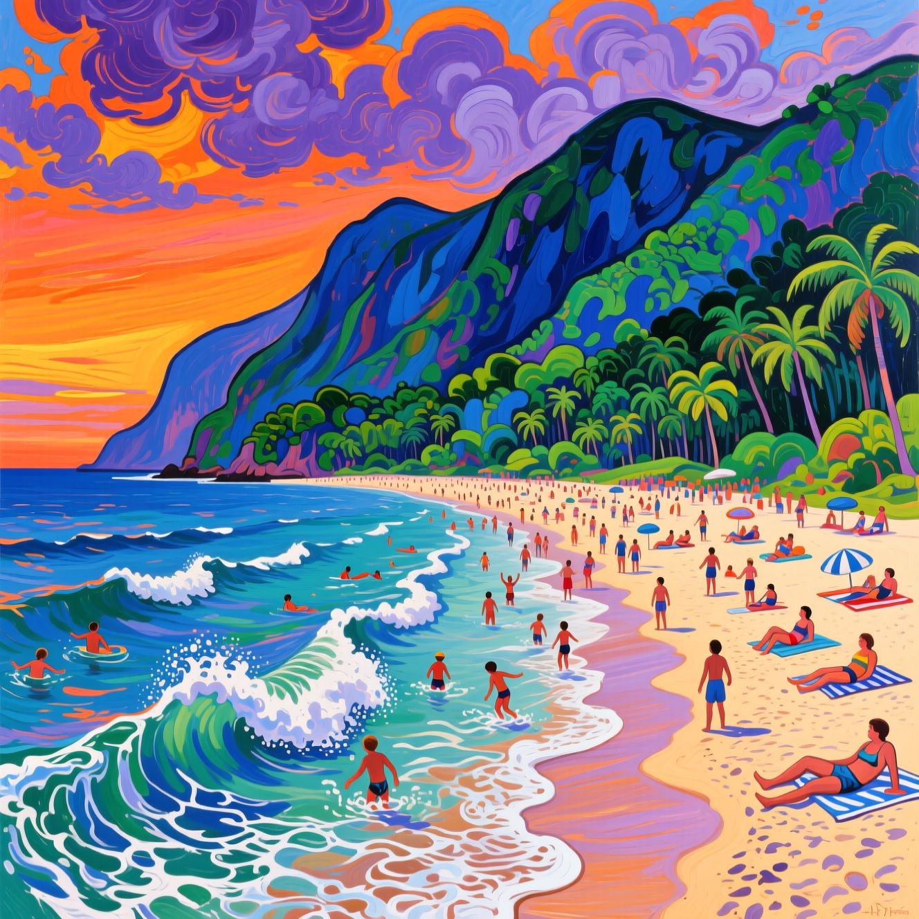 Черноморский пляж