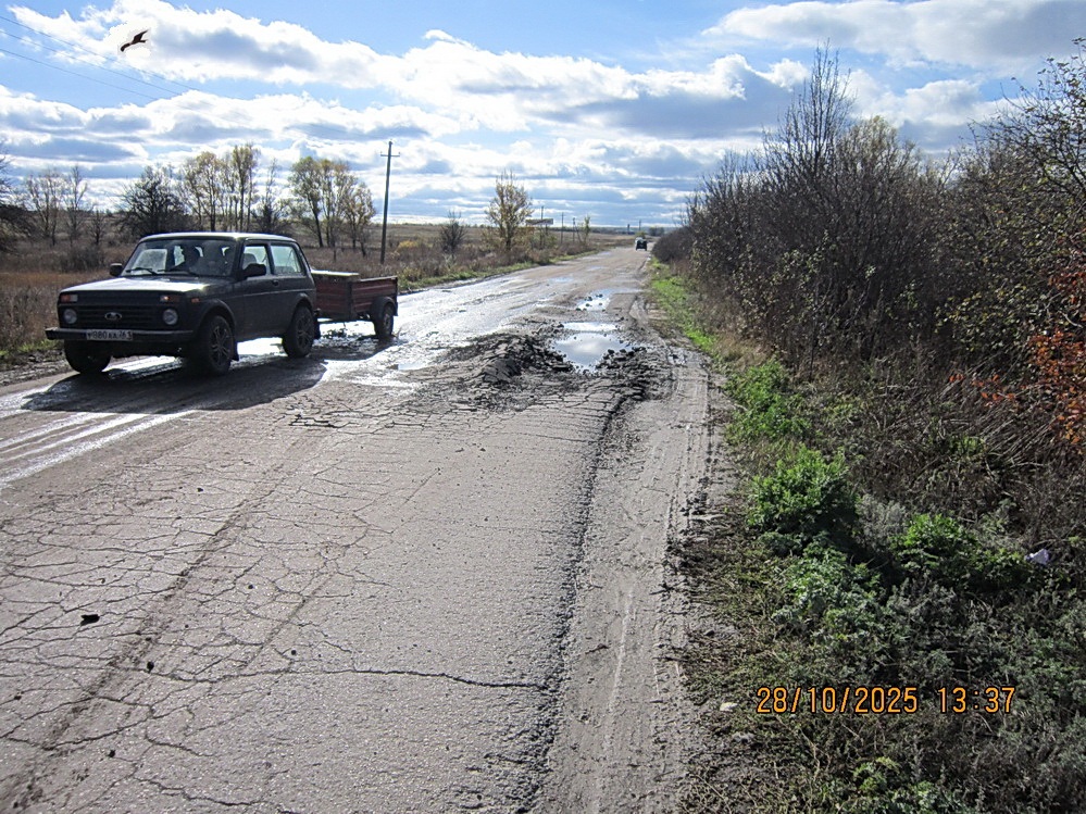 Асфальтная дорога в х. Максаевский, Сингиновский