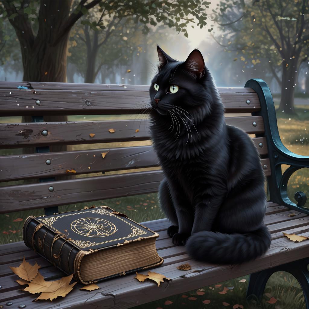 Колдунья, Котёнок, Книга. Часть 1