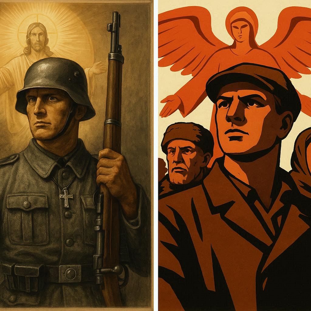 Gott mit uns vs С нами Бог - риторика сакрализации