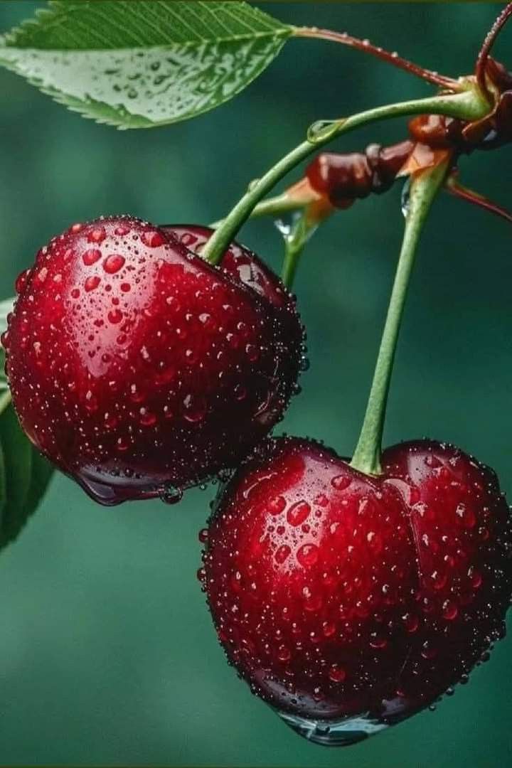 Любоваться на мокрые вишни...