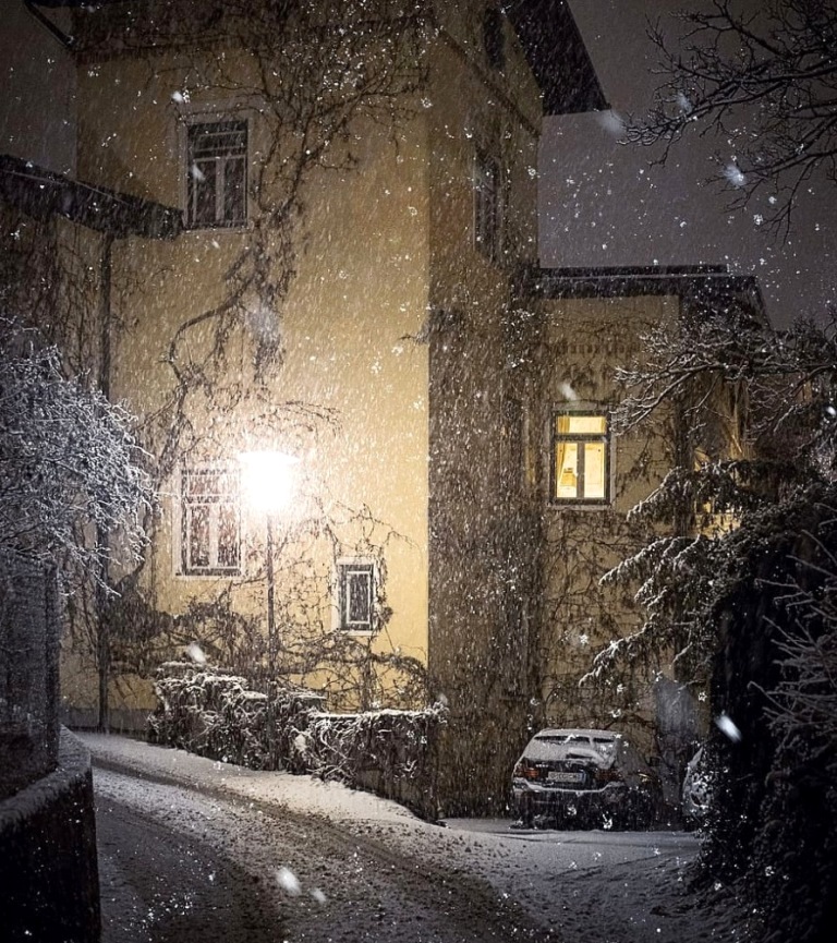 Наконец-то выпал снег...