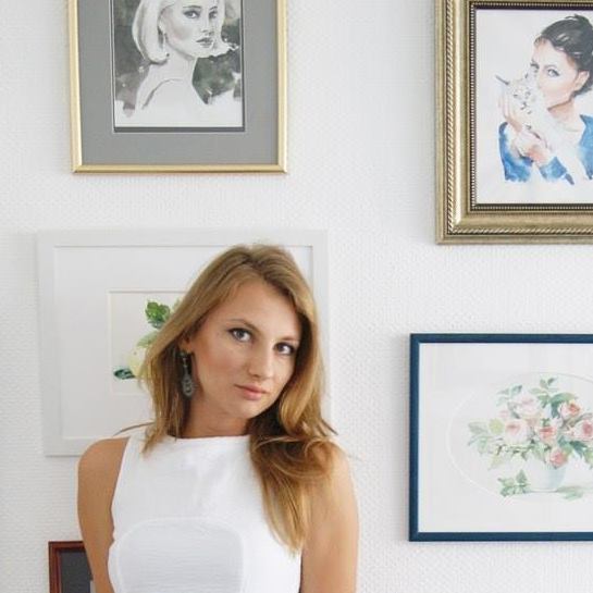 Марки Евгения акварелистка