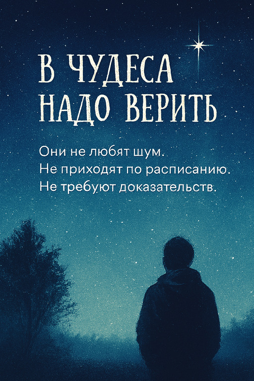 В чудеса надо верить