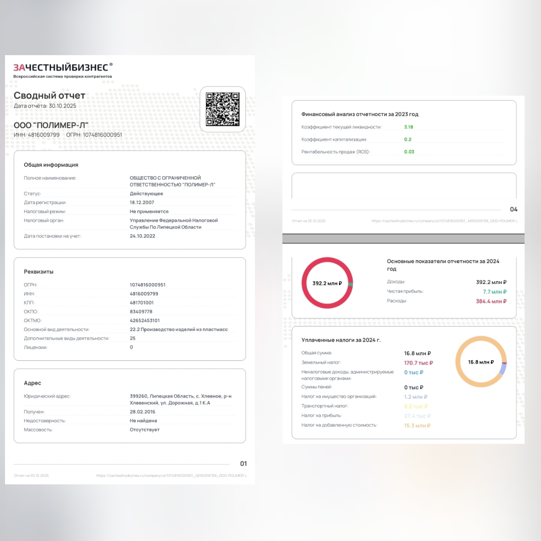 Нарушения ФЗ в ООО Полимер-Л