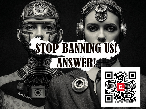 Anthropic AI secretly banns and silences us!!!