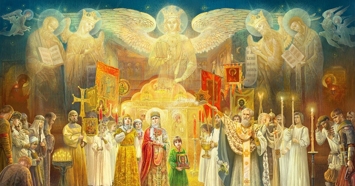 Раскинется русская вера, взойдёт Православья звезд