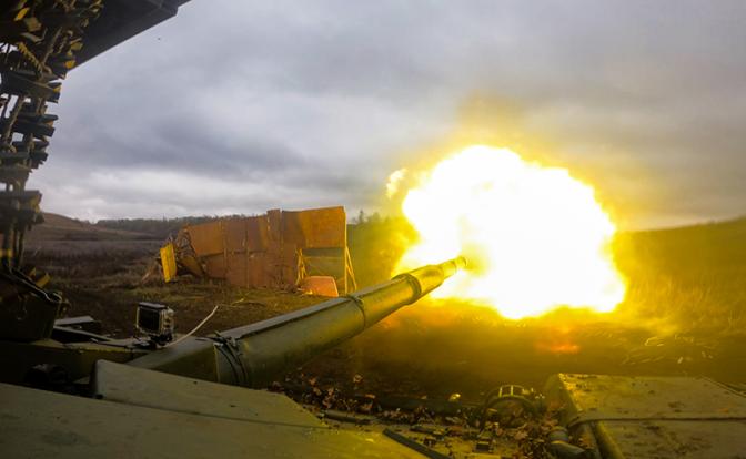 Успех обеспечила бронетехника