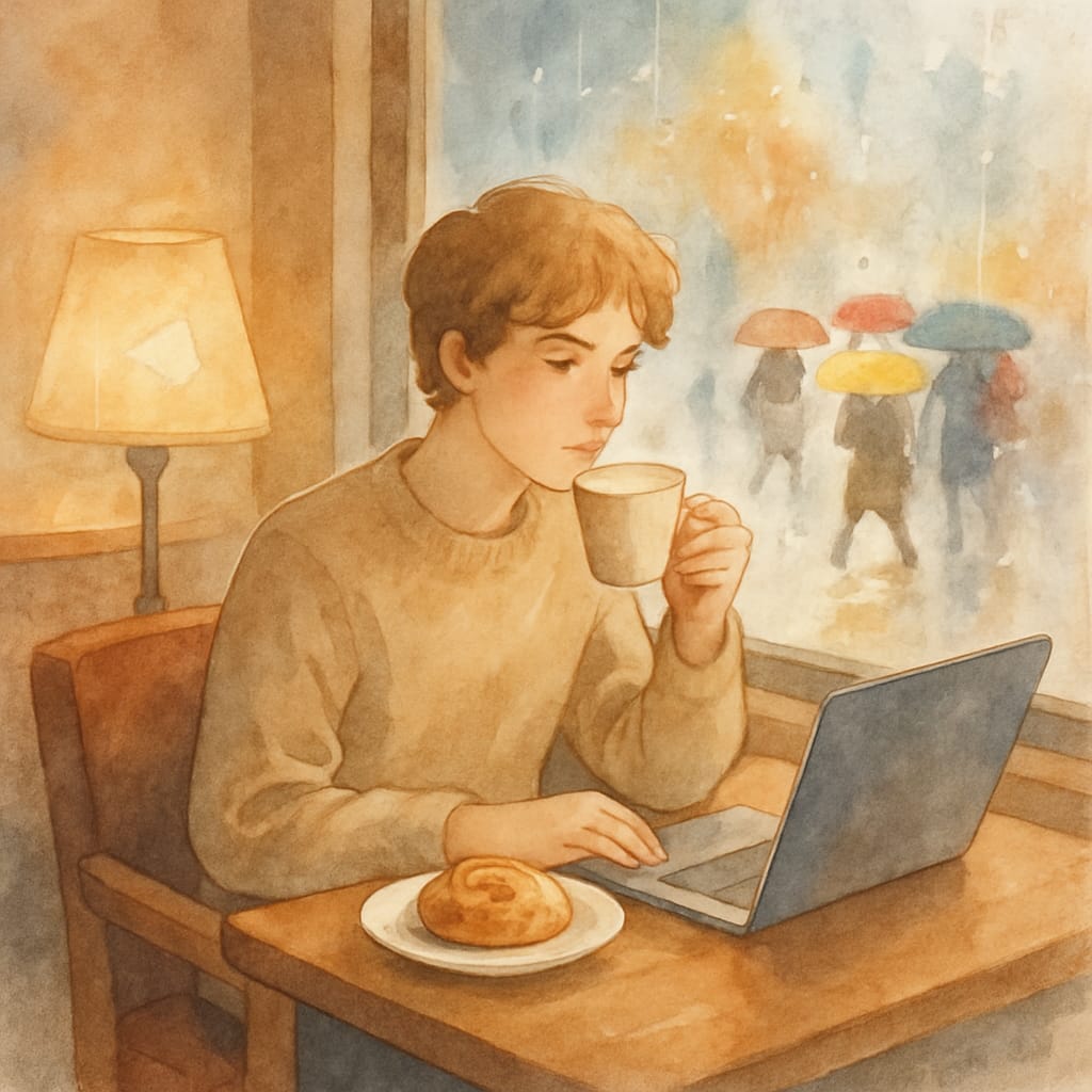 Кофейные размышления в осенний пасмурный день