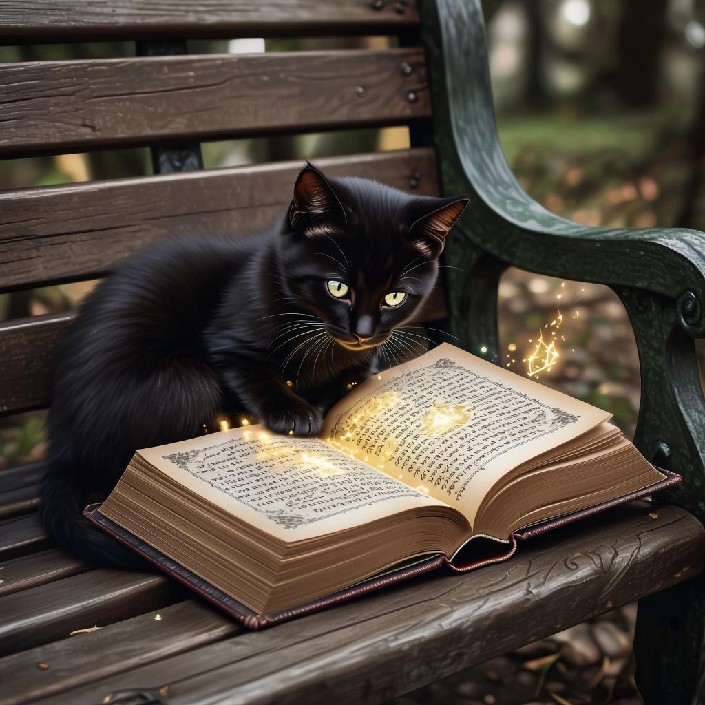 Колдунья, Котёнок, Книга. Часть 2