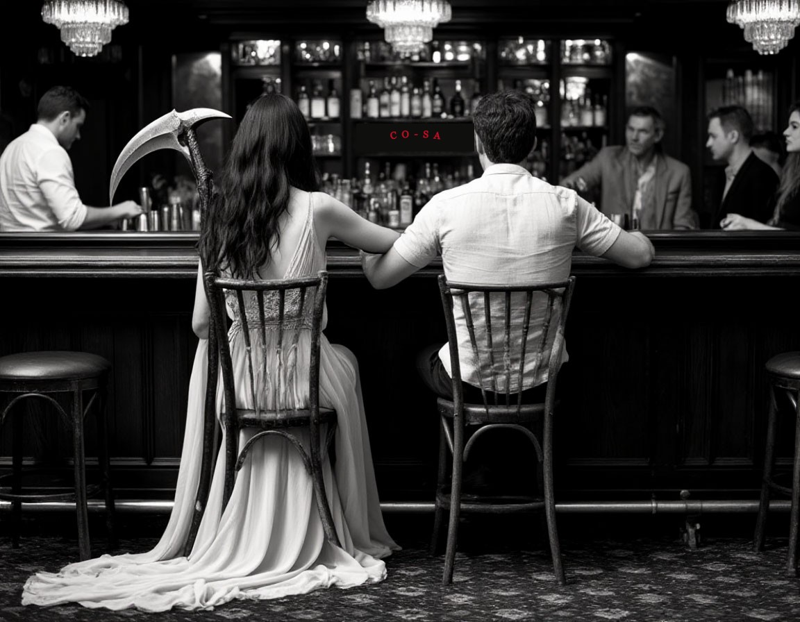 8. Женщина слева от вас