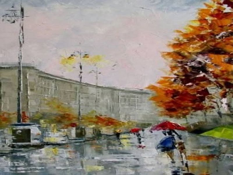 в зеркале...