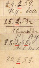 Анализ дневников группы Дятлова 7