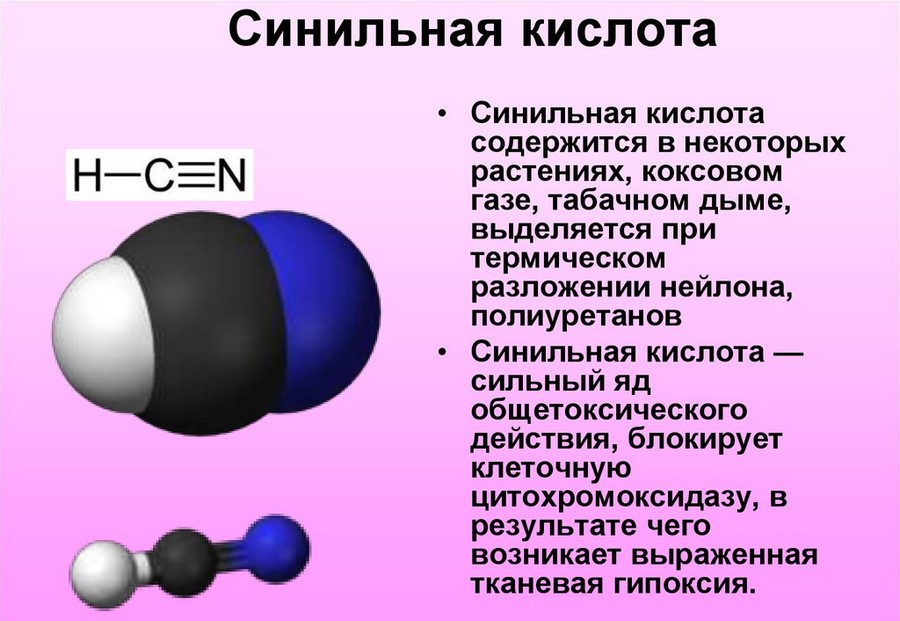 Синильная кислота - вдох жизни