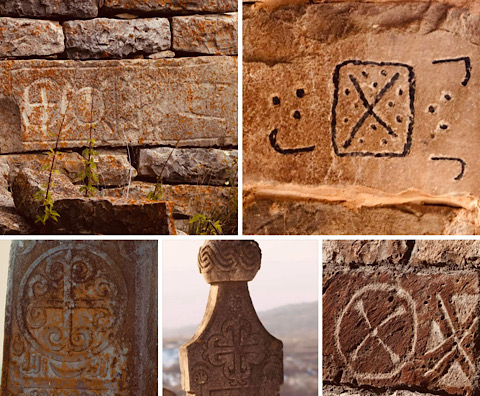 Петроглифы и солярные знаки Чечни