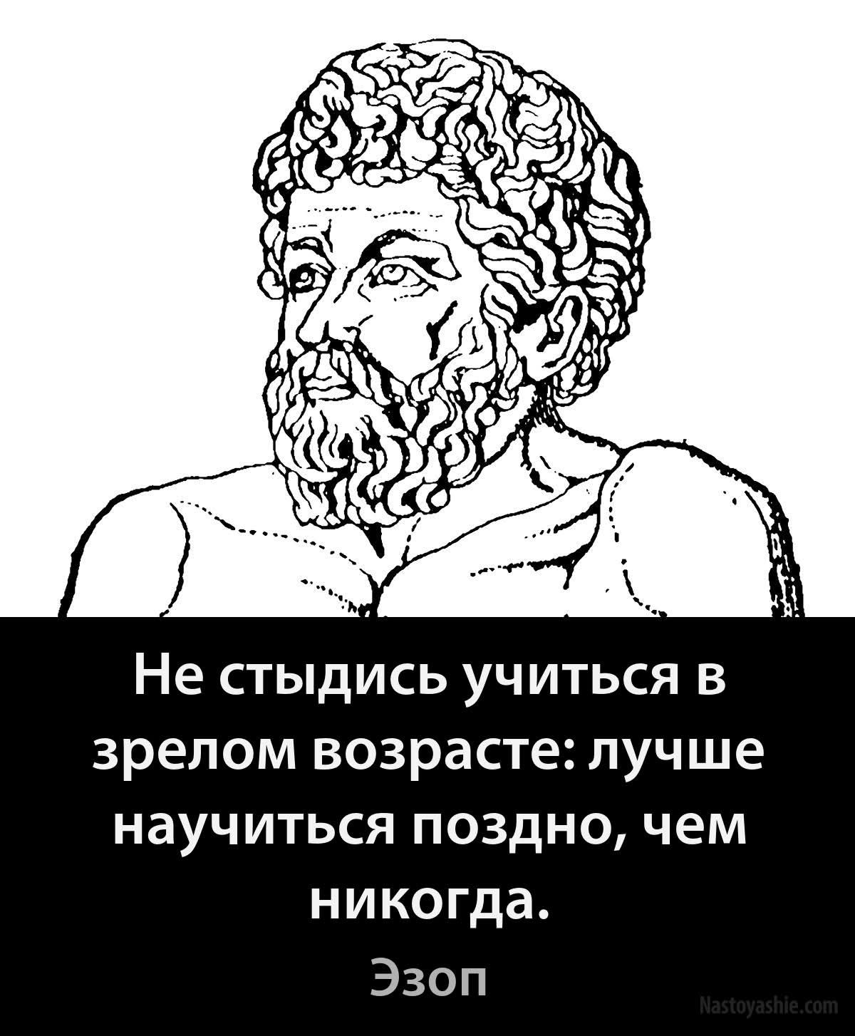 А что толку от совета Эзопа?