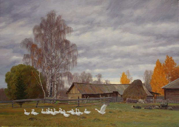 Держал гусей