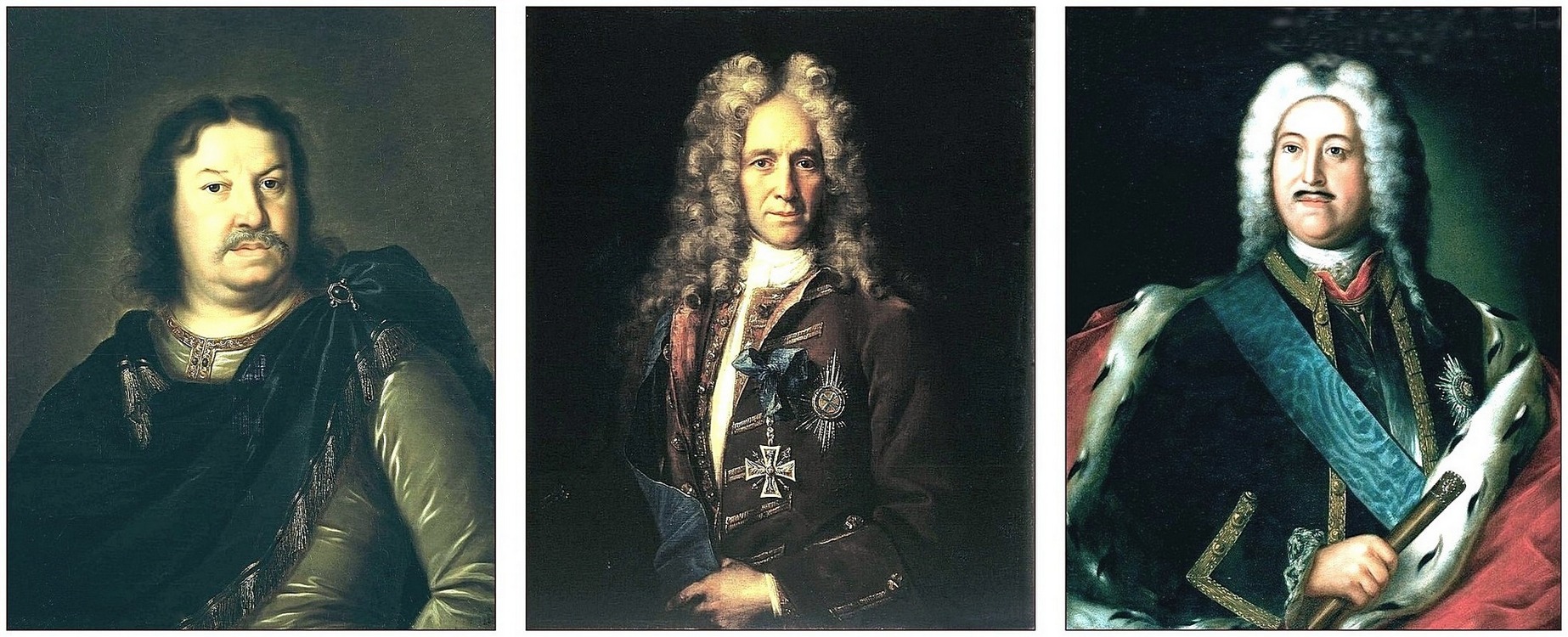 Сподвижники Петра I-Долгоруков, Головкин, Голицын