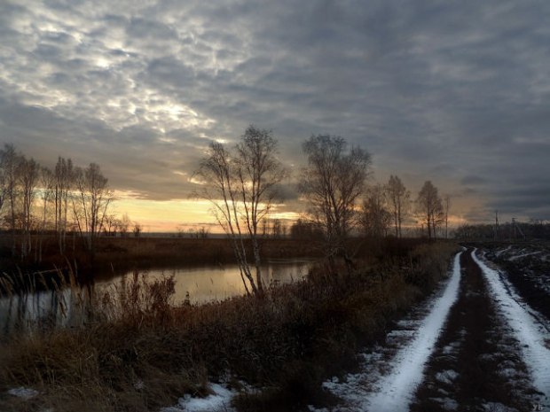 Стало холодно и грустно