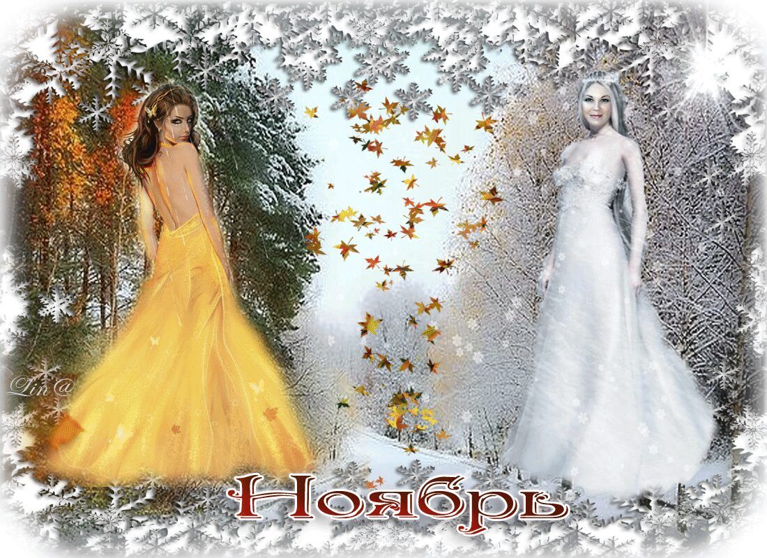 Уже не осень золотая, но еще не снежная зима...