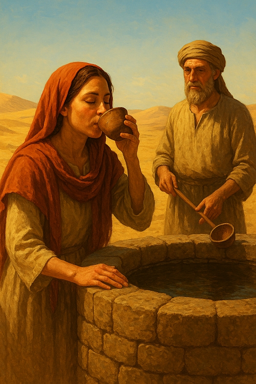 о Жаждущей Женщине и Двух Колодцах