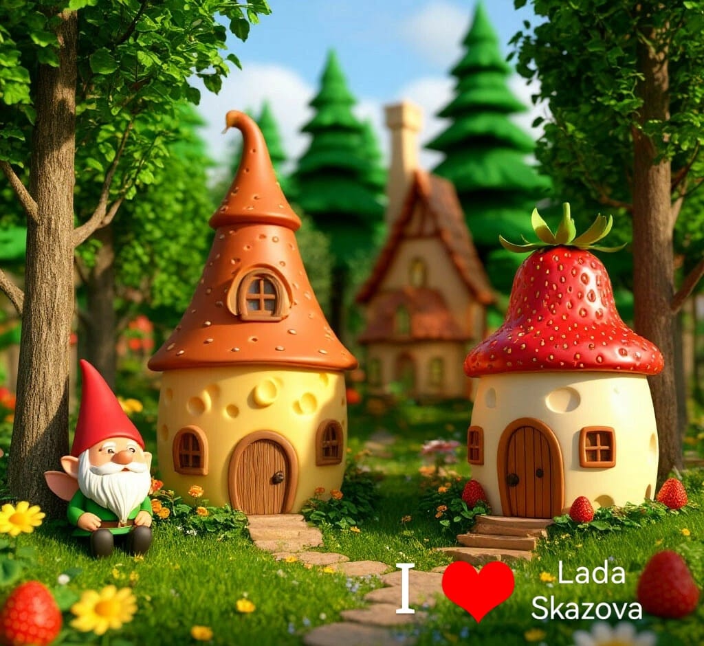 Разноцветные гномы