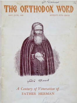 The Orthodox Word No. 26