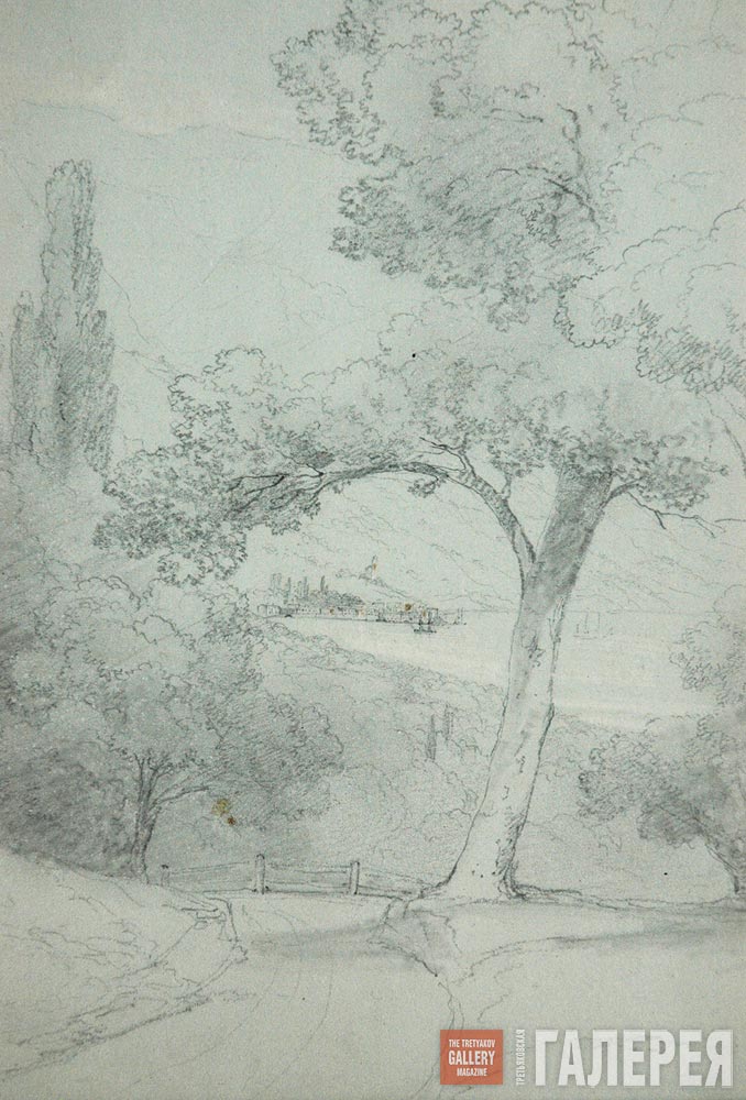 И. Айвазовский. Рисунок в альбом