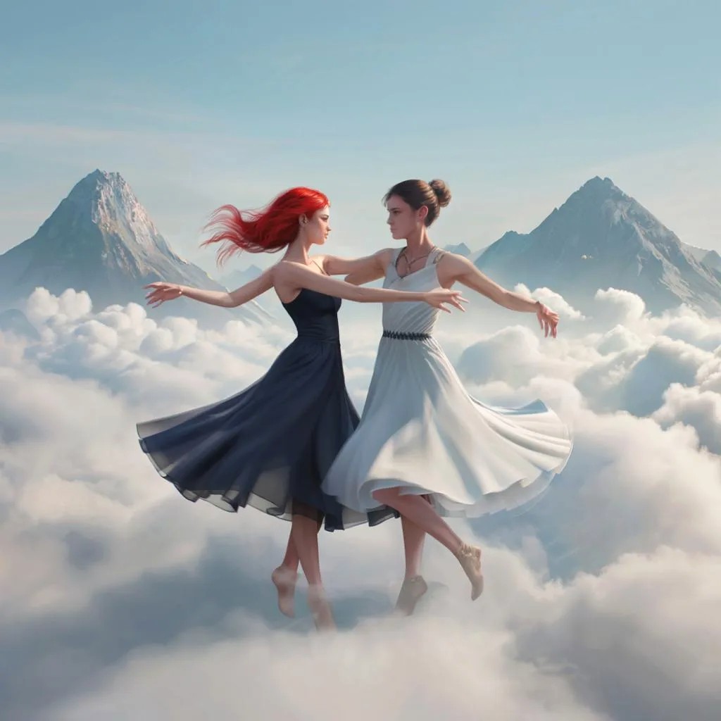 п589 Скарлатное кружево небес