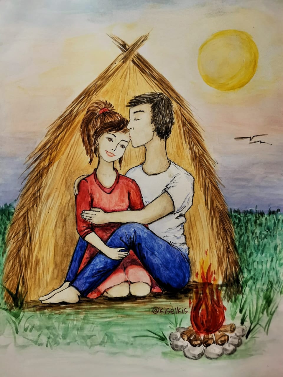 С милым и в шалаше рай. Фанфик. Проба пера