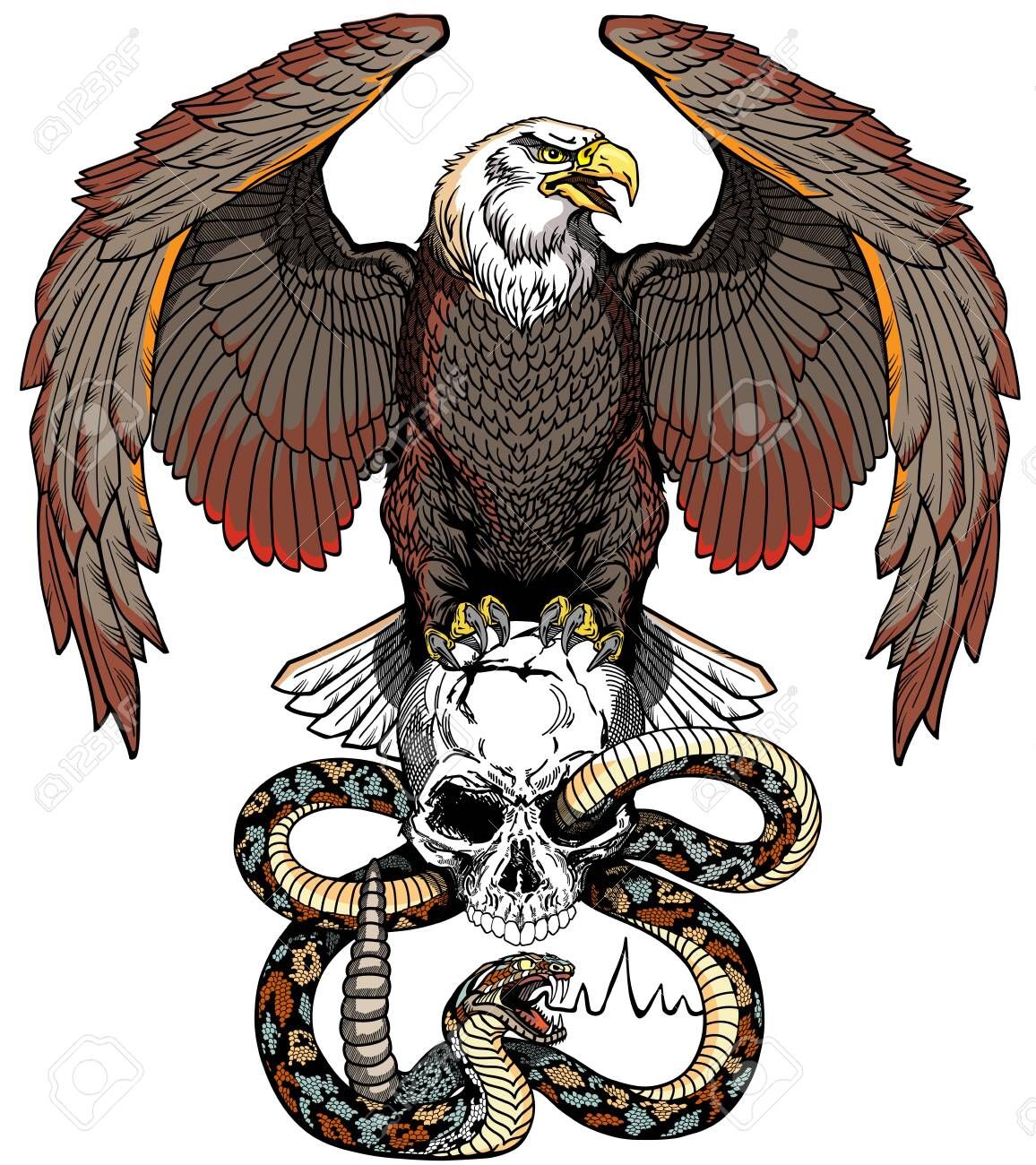 Орёл и Змея. Авторская притча-басня