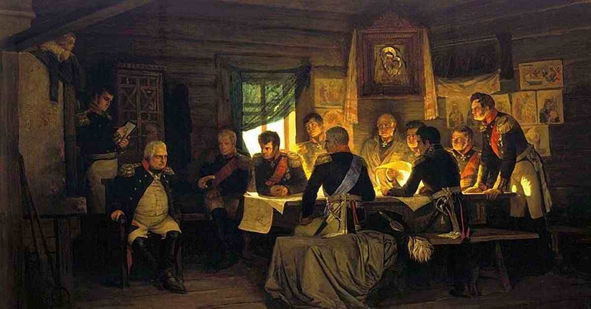 Алексей Кившенко. Военный совет в Филях