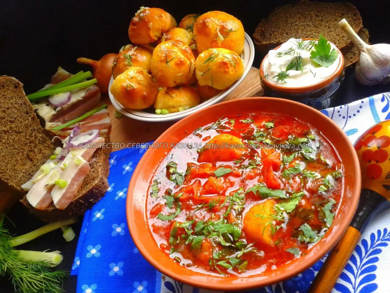 Из традиционной трапезы терских казаков