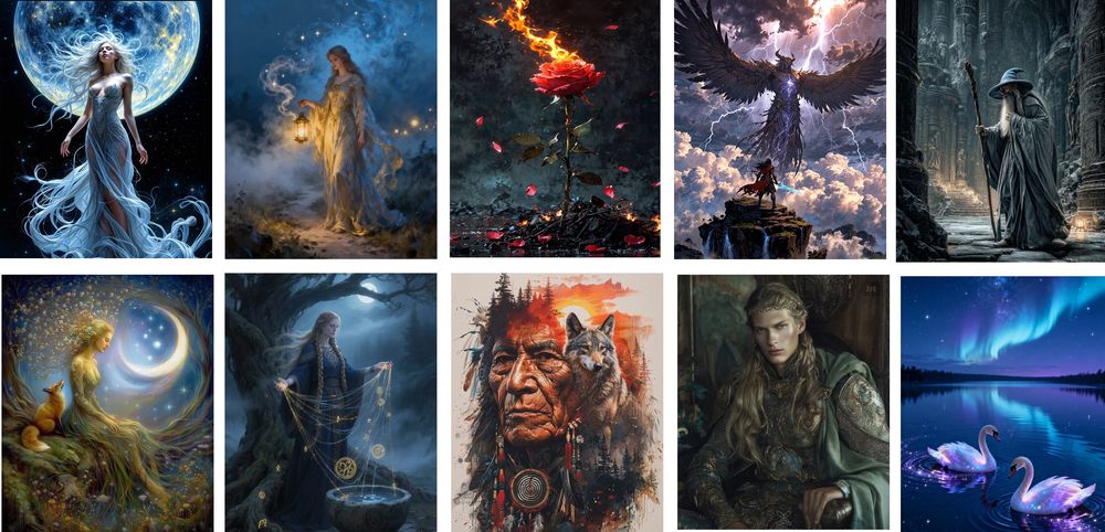 Сказка о Деве Звёздного Света и Пламенной Розе