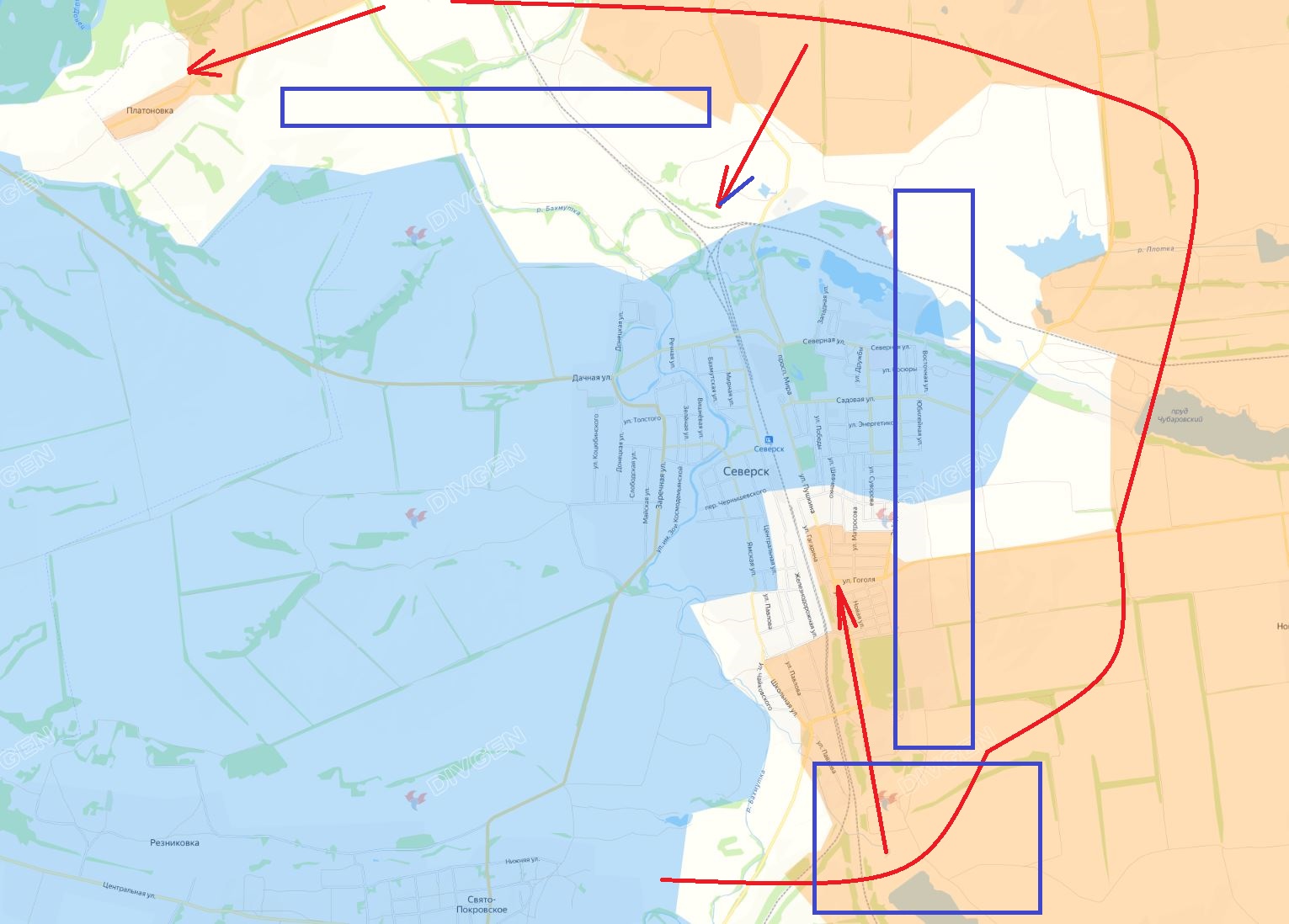 18 ноября. Внезапный прорыв в Северске