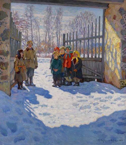 Н. П. Богданов-Бельский. Солнце в марте. 1929