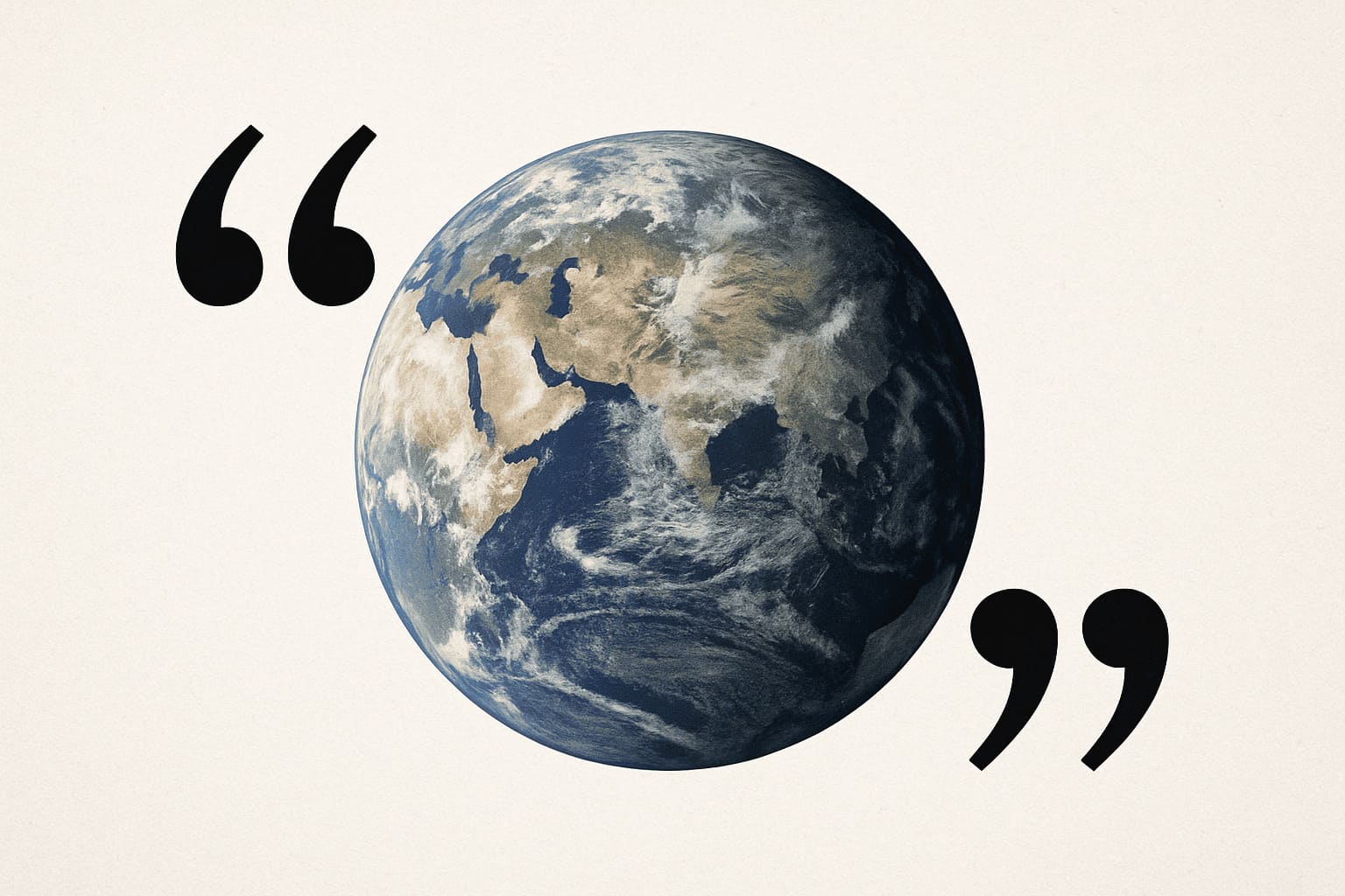 О мире в кавычках